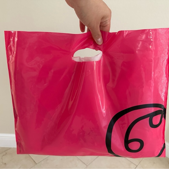 ROTATE Birger Christensen Croc Look Pants Silver - Picture 5 of 9